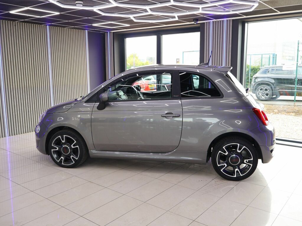 Fiat 500 2017 1.2 S Hatchback Euro 6 Ss WJ17FVM Grey #4