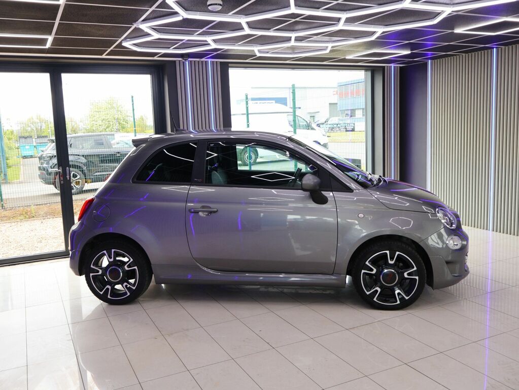 Fiat 500 2017 1.2 S Hatchback Euro 6 Ss WJ17FVM Grey #3