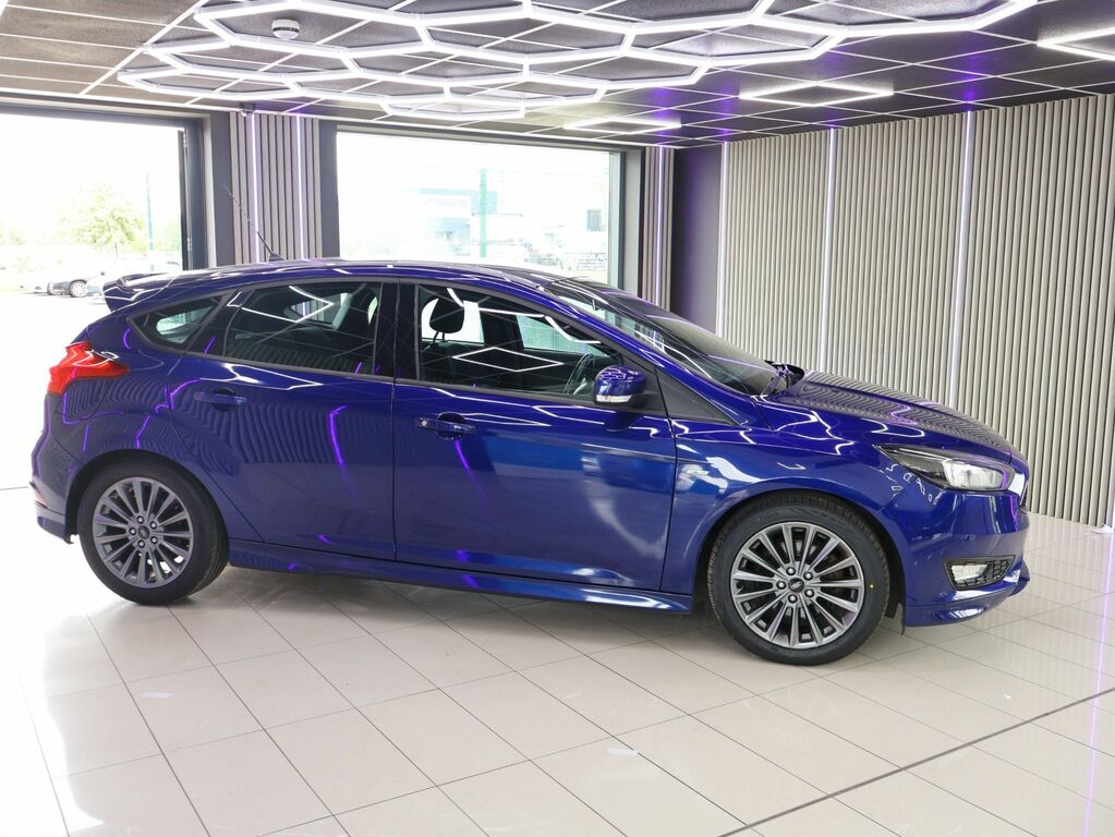 Ford Focus 2017 1.5T Ecoboost St-line Hatchback Ma BM17AFN Blue #3