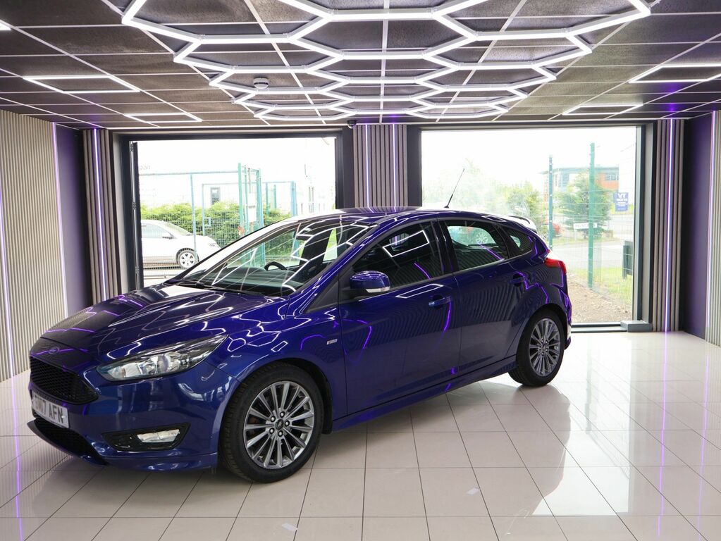 Ford Focus 2017 1.5T Ecoboost St-line Hatchback Ma BM17AFN Blue #2
