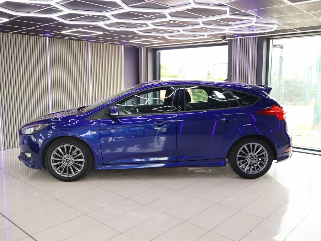 Ford Focus 2017 1.5T Ecoboost St-line Hatchback Ma BM17AFN Blue #4