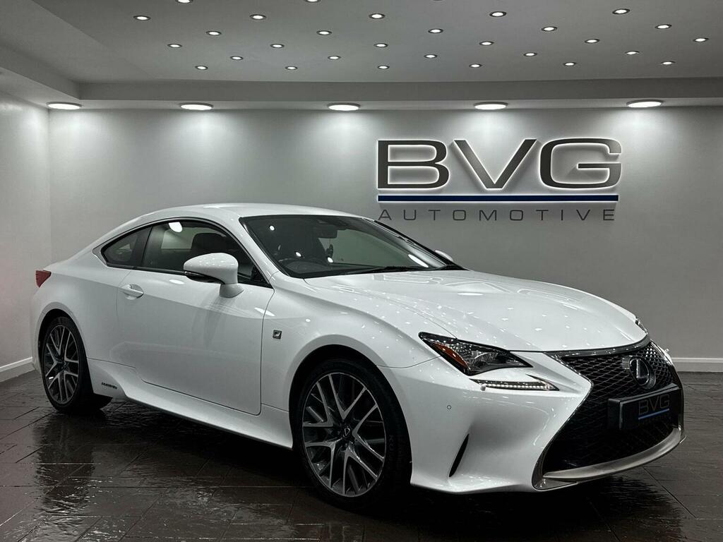 Lexus RC Coupe 2.5 300H F Sport Cvt Euro 6 Ss 2016 White