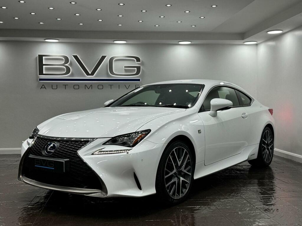 Lexus RC Coupe 2.5 300H F Sport Cvt Euro 6 Ss 2016 White #3