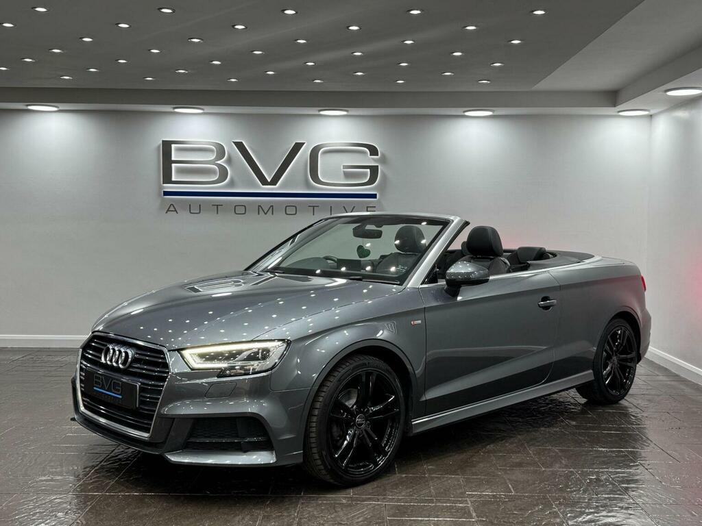 Audi A3 Cabriolet Convertible 2.0 Tdi S Line Euro 6 Ss 2017 Grey #5