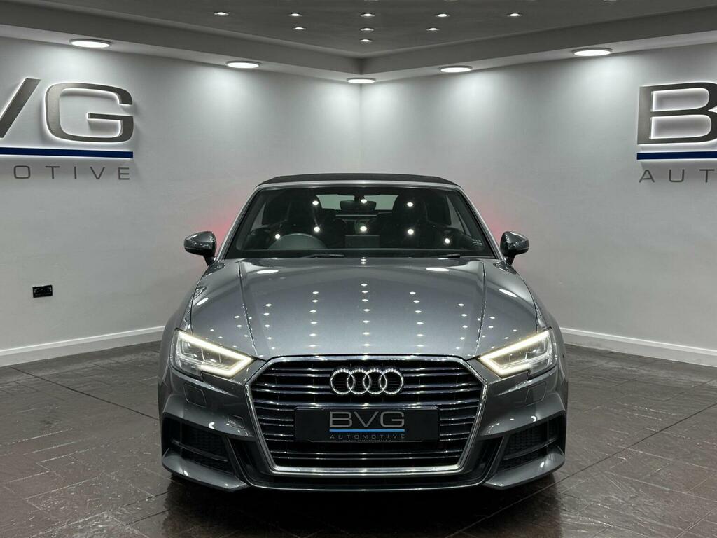 Audi A3 Cabriolet Convertible 2.0 Tdi S Line Euro 6 Ss 2017 Grey #4