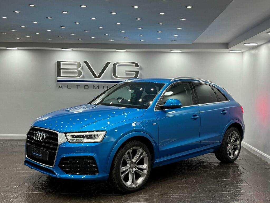 Audi Q3 Suv 2.0 Tdi S Line Plus S Tronic Quattro Euro 6 S YJ66YZR Blue #3