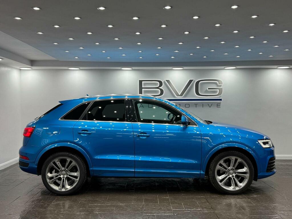 Audi Q3 Suv 2.0 Tdi S Line Plus S Tronic Quattro Euro 6 S YJ66YZR Blue #4
