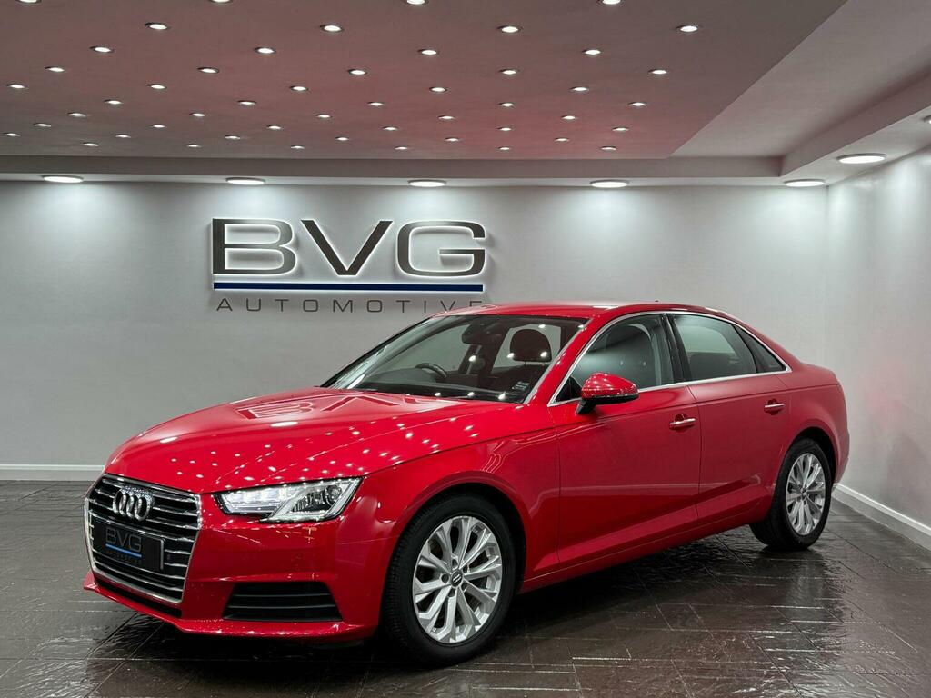 Audi A4 Saloon 2.0 Tdi S Line S Tronic Euro 6 Ss 2 DA17KEJ Red #3