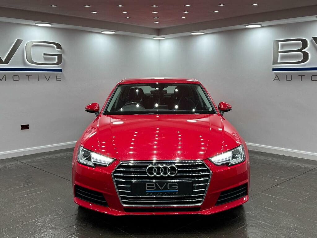Audi A4 Saloon 2.0 Tdi S Line S Tronic Euro 6 Ss 2 DA17KEJ Red #2