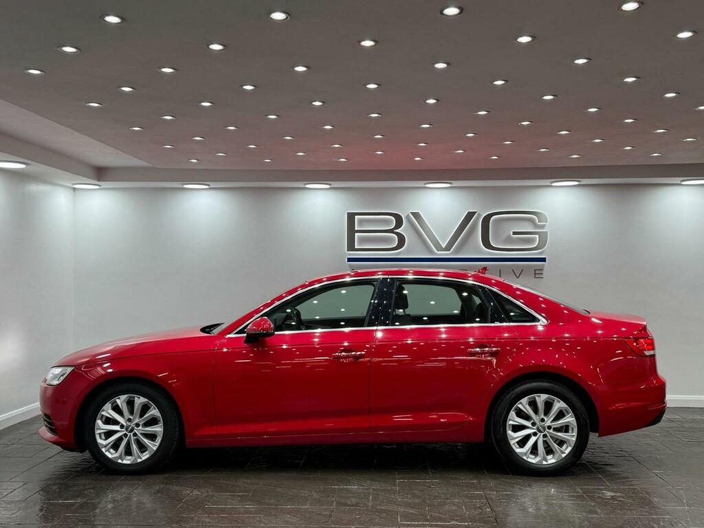 Audi A4 Saloon 2.0 Tdi S Line S Tronic Euro 6 Ss 2 DA17KEJ Red #5