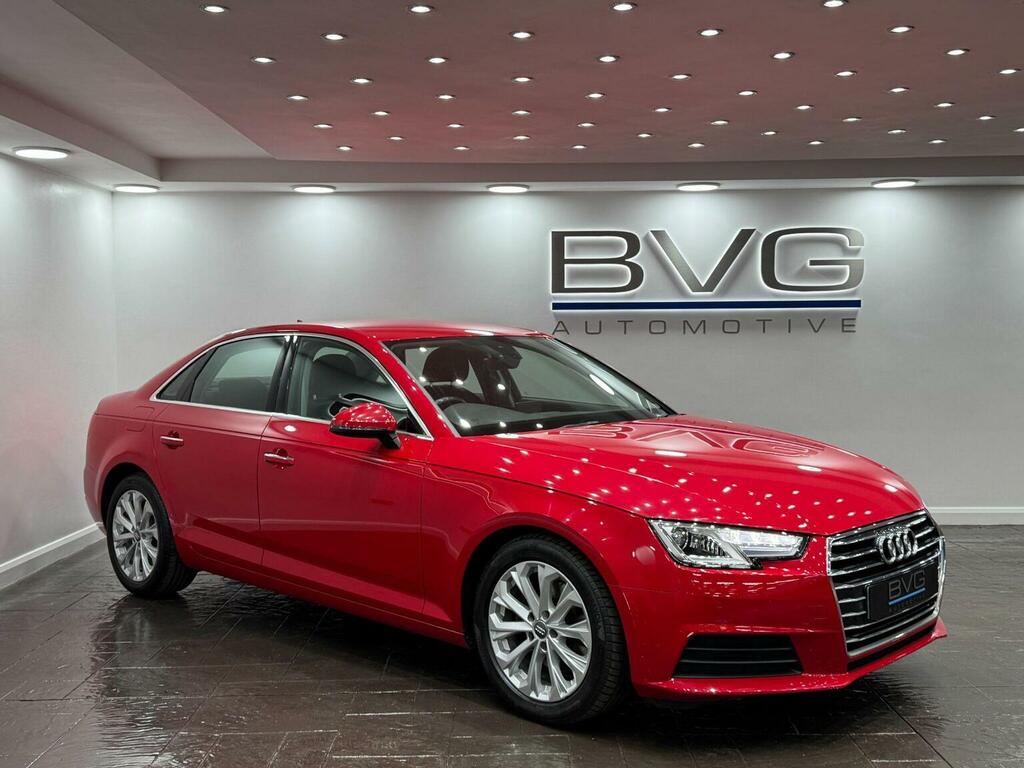 Audi A4 Saloon 2.0 Tdi S Line S Tronic Euro 6 Ss 2 Red