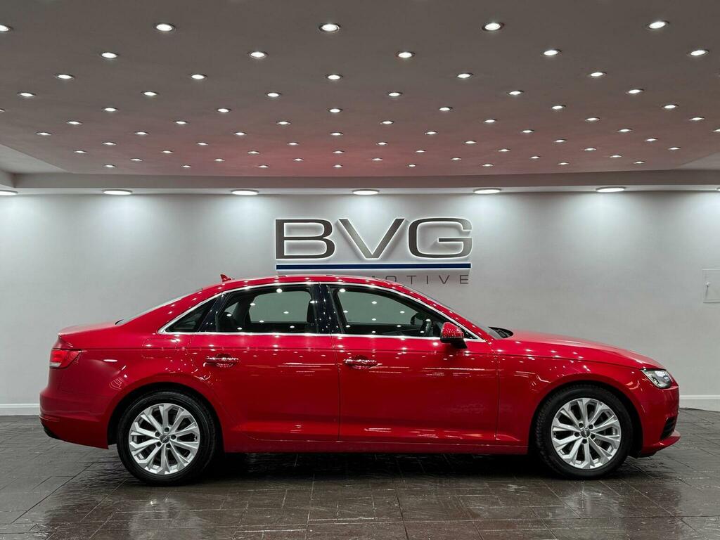 Audi A4 Saloon 2.0 Tdi S Line S Tronic Euro 6 Ss 2 DA17KEJ Red #4