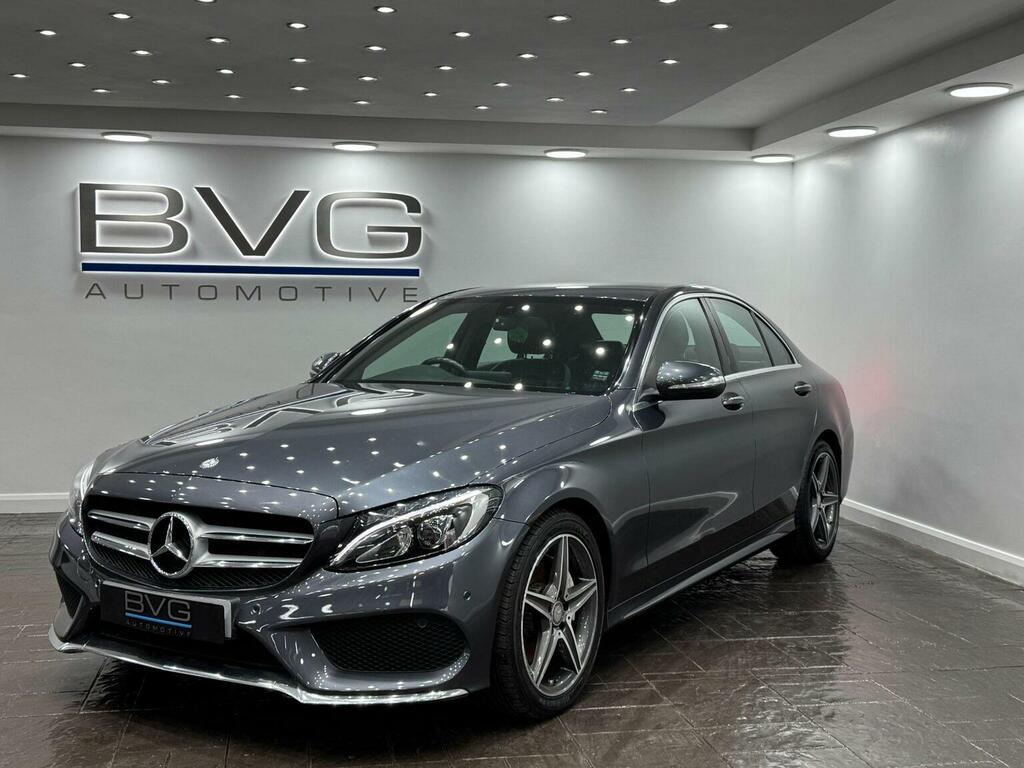 Mercedes-Benz C Class Saloon 2.1 C220 Bluetec Amg Line G-tronic Euro 6 WA15ZHU Grey #3