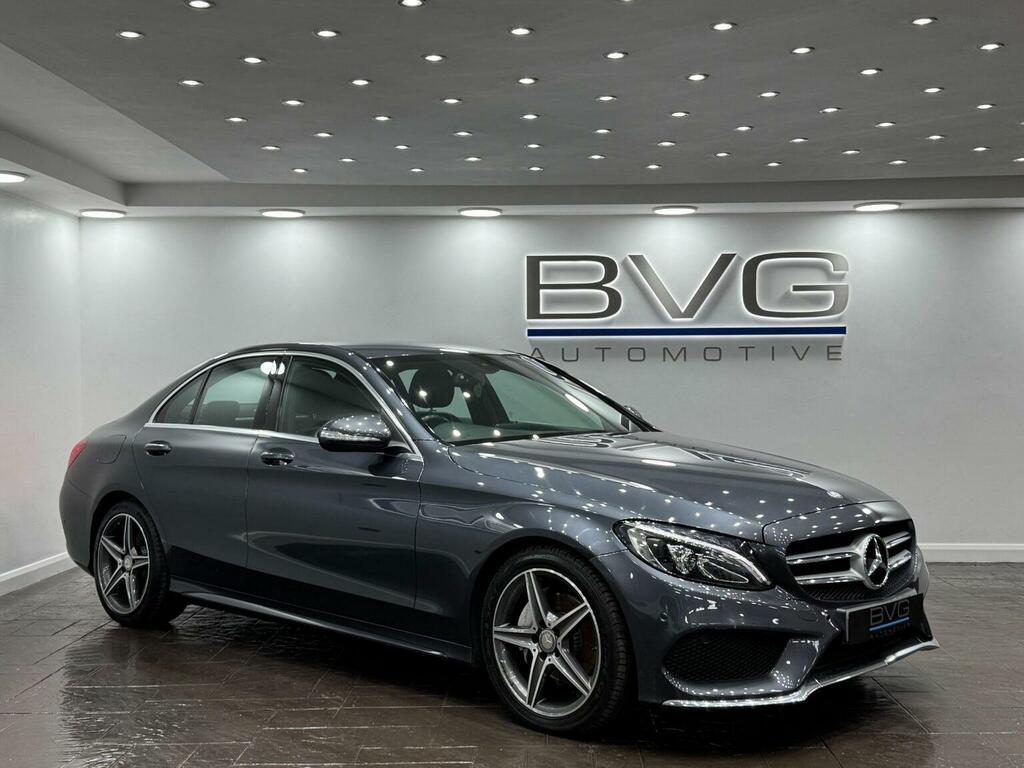 Mercedes-Benz C Class Saloon 2.1 C220 Bluetec Amg Line G-tronic Euro 6 Grey
