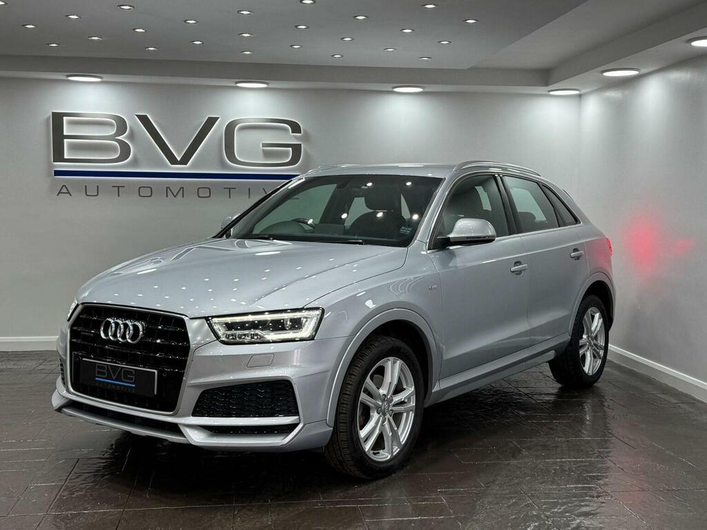 Audi Q3 Suv 2.0 Tdi S Line Edition S Tronic Quattro Euro 6 EG17AXS Silver #3