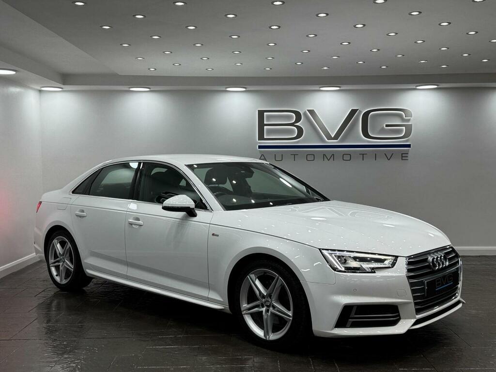 Audi A4 Saloon 1.4 Tfsi S Line Euro 6 Ss 201767 White