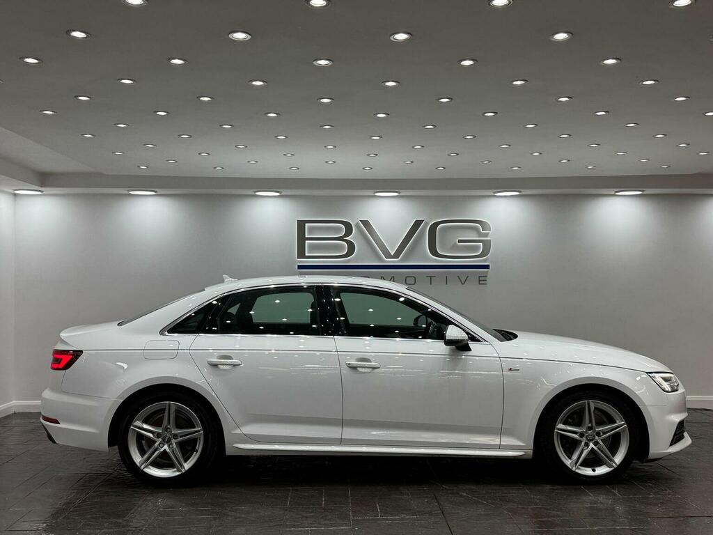 Audi A4 Saloon 1.4 Tfsi S Line Euro 6 Ss 201767 PX67PFZ White #4