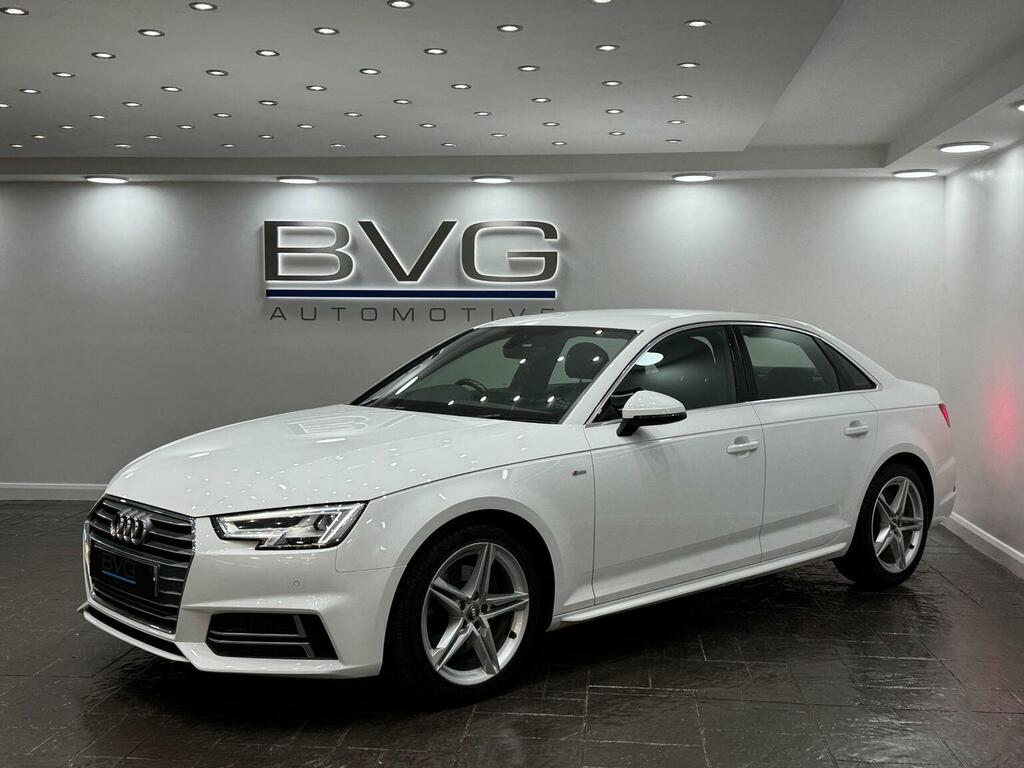Audi A4 Saloon 1.4 Tfsi S Line Euro 6 Ss 201767 PX67PFZ White #3