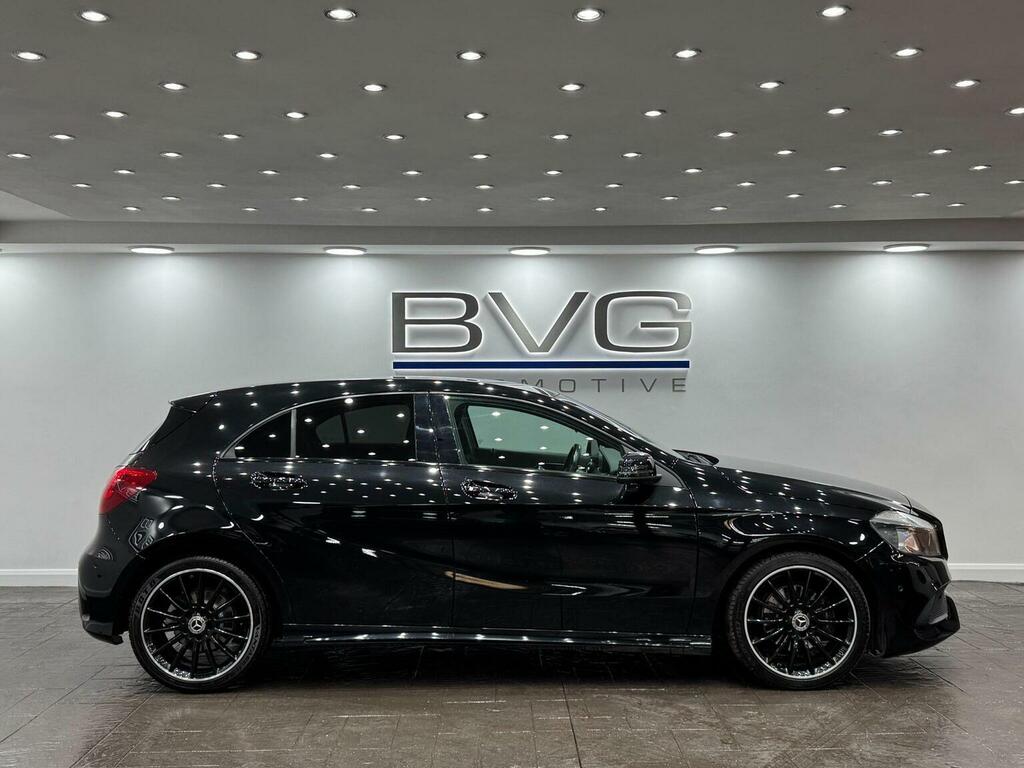 Mercedes-Benz A Class Hatchback 2.1 A200d Amg Line Executive 7G-dct Eu DK18KBJ Black #4