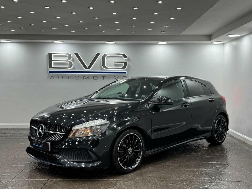 Mercedes-Benz A Class Hatchback 2.1 A200d Amg Line Executive 7G-dct Eu DK18KBJ Black #3