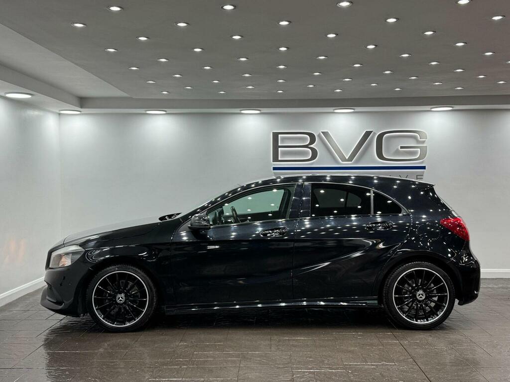 Mercedes-Benz A Class Hatchback 2.1 A200d Amg Line Executive 7G-dct Eu DK18KBJ Black #5