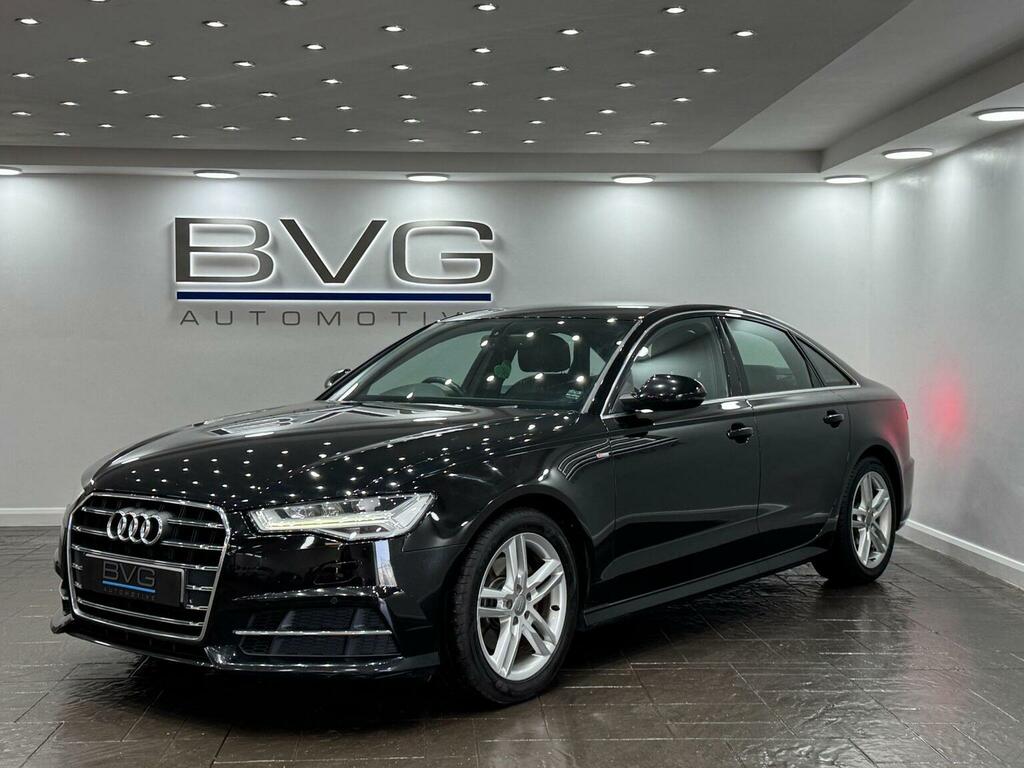 Audi A6 Saloon Saloon 2.0 Tdi Ultra S Line S Tronic Euro 6 Ss DF66LKE Black #3