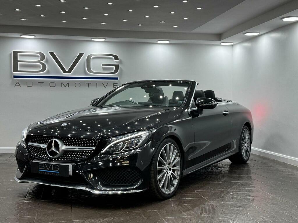 Mercedes-Benz C Class Convertible 2.1 C220d Amg Line Cabriolet G-tronic AV67EVN Black #3