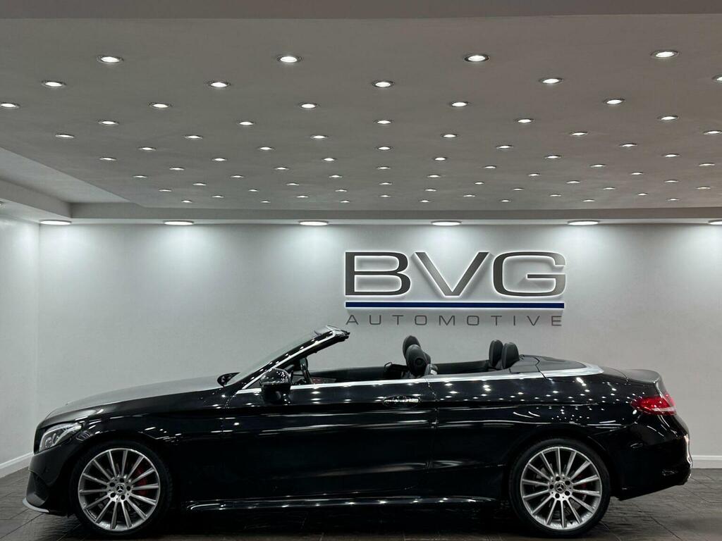 Mercedes-Benz C Class Convertible 2.1 C220d Amg Line Cabriolet G-tronic AV67EVN Black #5