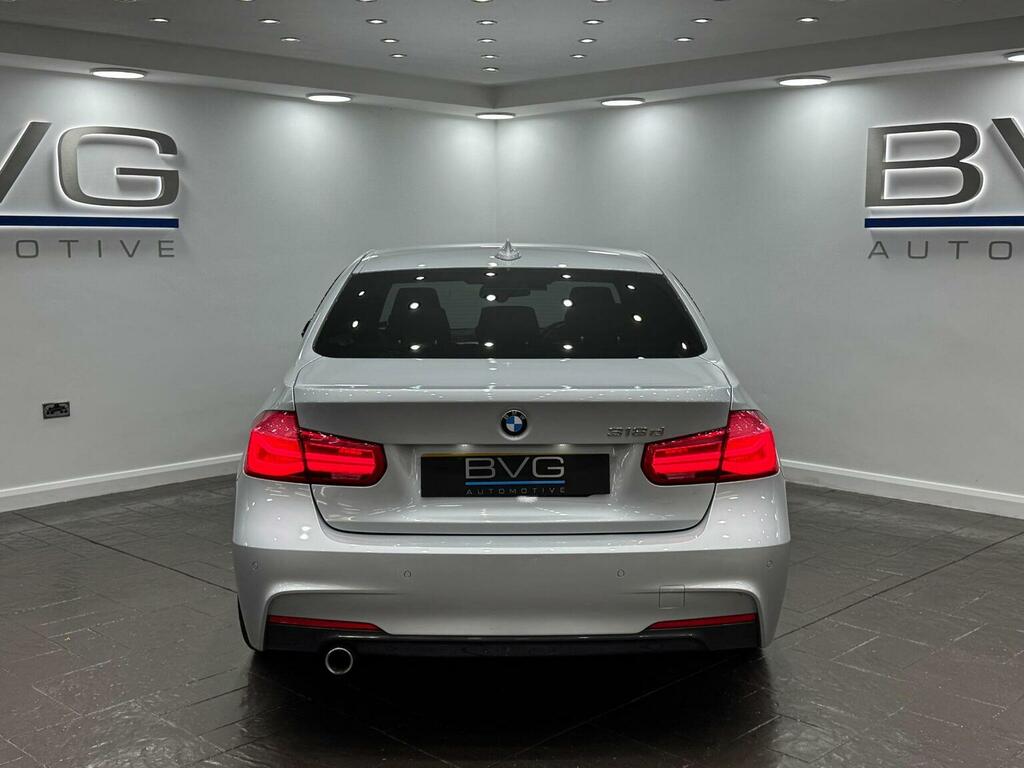 BMW 3 Series Saloon 2.0 318D M Sport Euro 6 Ss 201 YL65HLP Silver #6