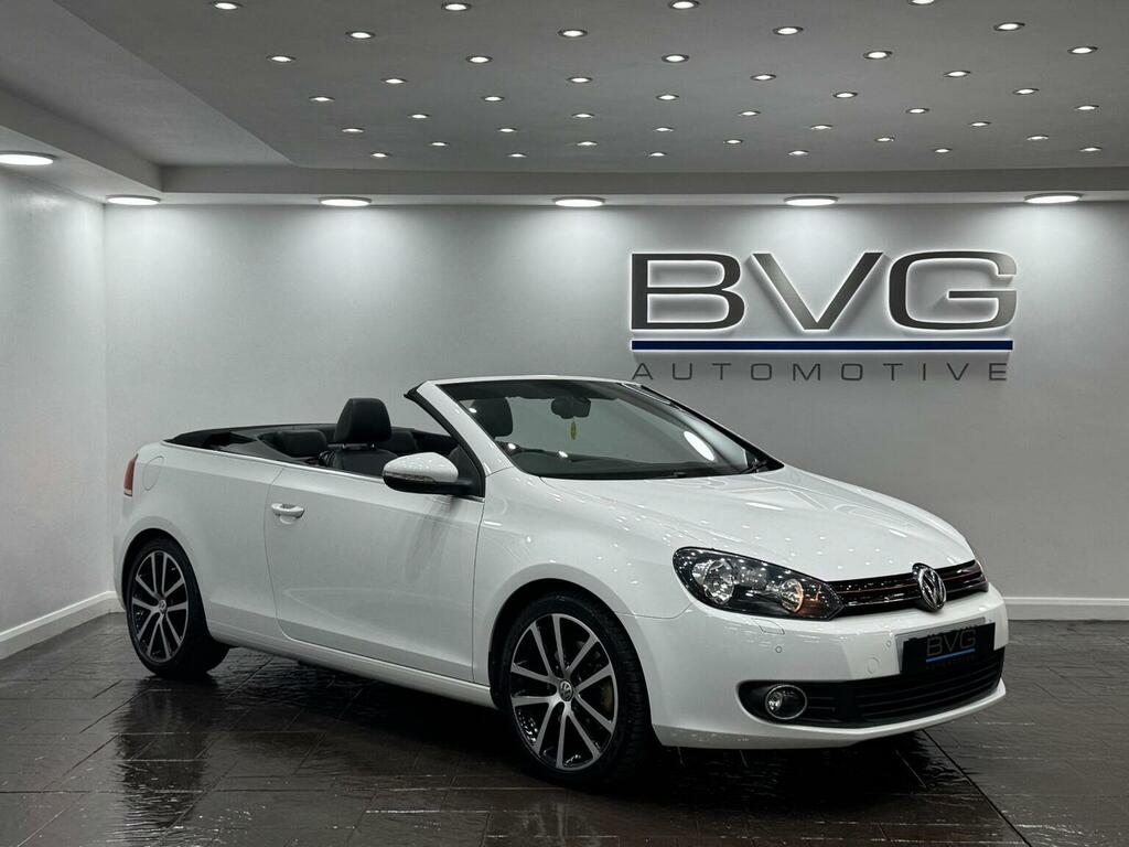 Volkswagen Golf Convertible 2.0 Tdi Bluemotion Tech Gt Cabriolet D White