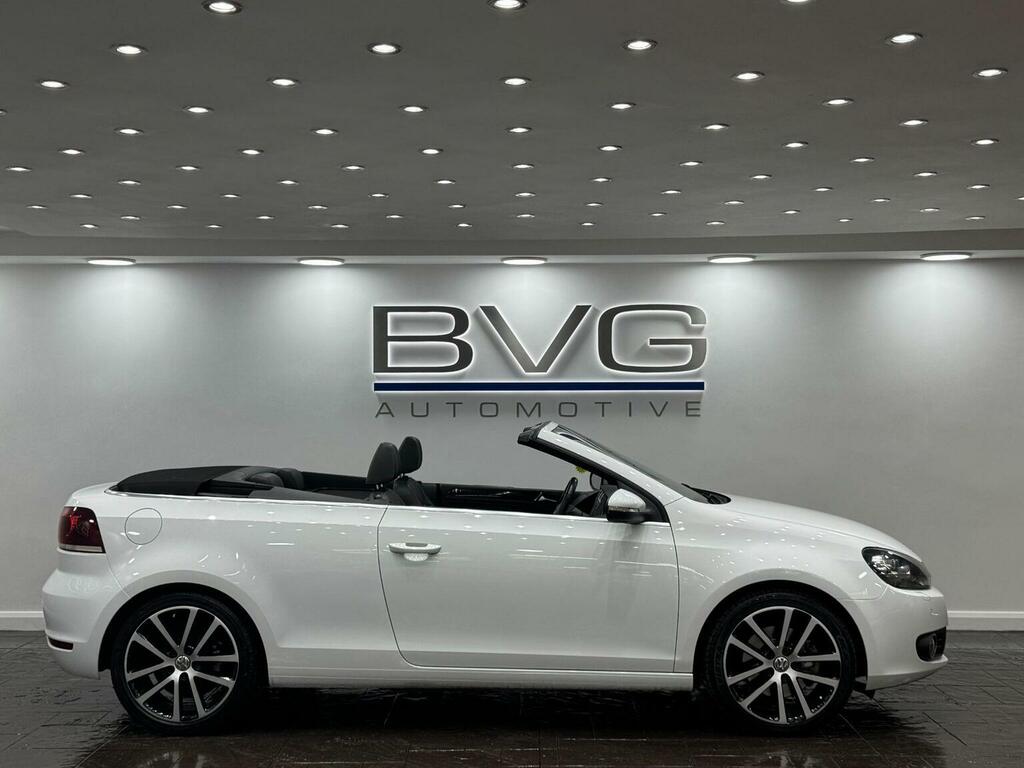 Volkswagen Golf Convertible 2.0 Tdi Bluemotion Tech Gt Cabriolet D RJ13RXY White #4