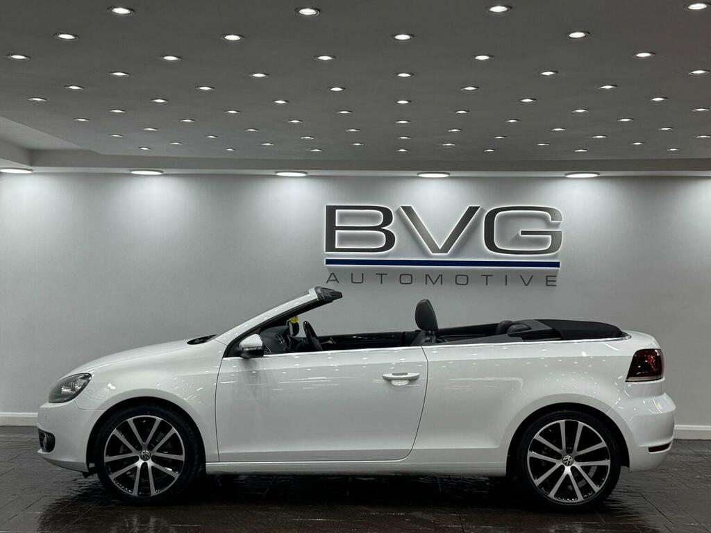 Volkswagen Golf Convertible 2.0 Tdi Bluemotion Tech Gt Cabriolet D RJ13RXY White #5