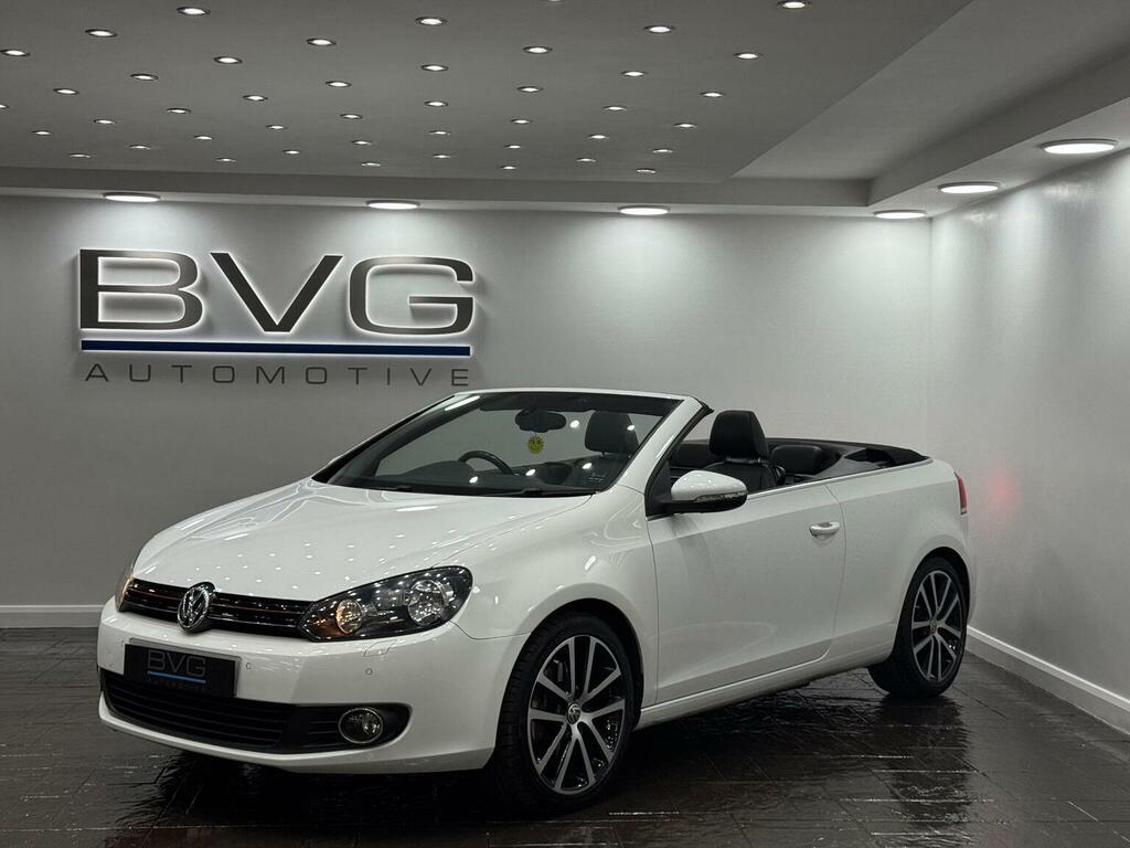 Volkswagen Golf Convertible 2.0 Tdi Bluemotion Tech Gt Cabriolet D RJ13RXY White #3