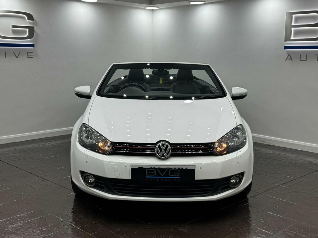 Volkswagen Golf Convertible 2.0 Tdi Bluemotion Tech Gt Cabriolet D RJ13RXY White #2