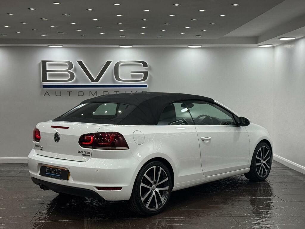 Volkswagen Golf Convertible 2.0 Tdi Bluemotion Tech Gt Cabriolet D RJ13RXY White #6