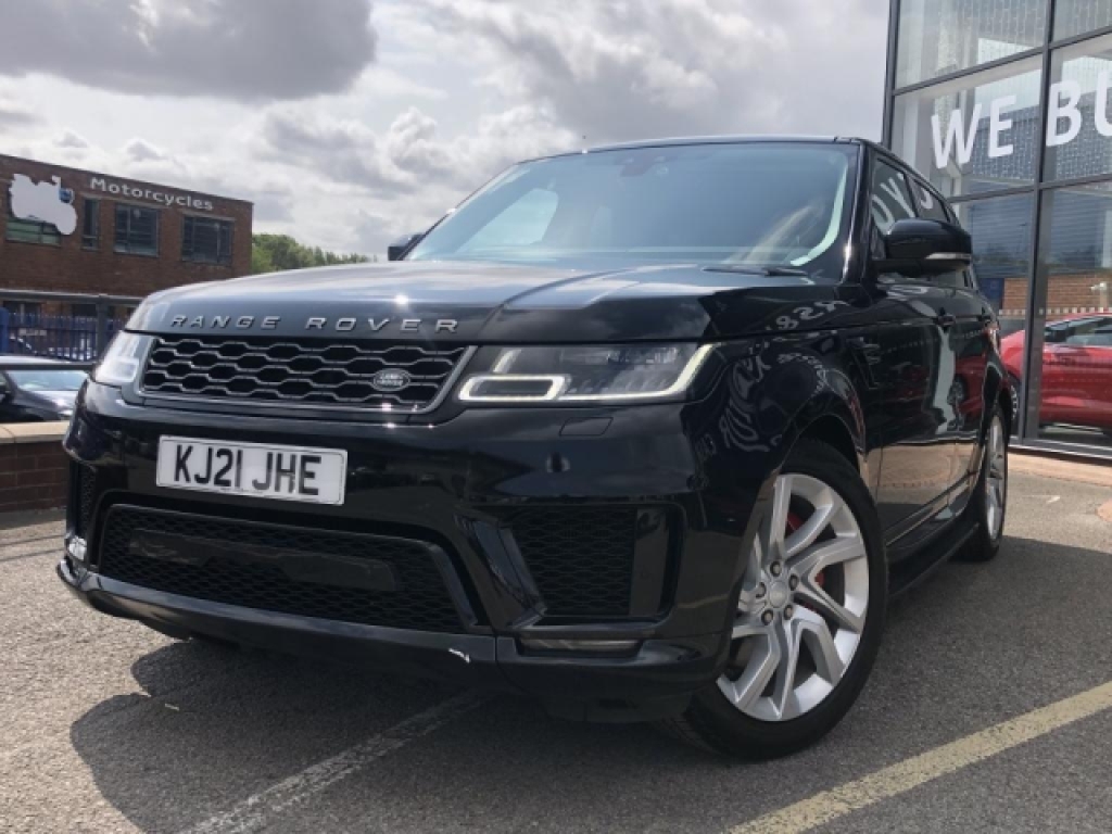 Land Rover Range Rover Sport Estate 3.0 Hse Dynamic Mhev KJ21JHE Black #3