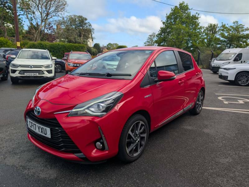 Toyota Yaris 1.5 Hybrid Excel Cvt - 2017 17 CF17YXU Red #3