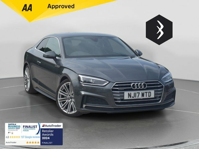 Audi A5 2.0 Tdi S Line Coupe S Tronic Quattro E Grey