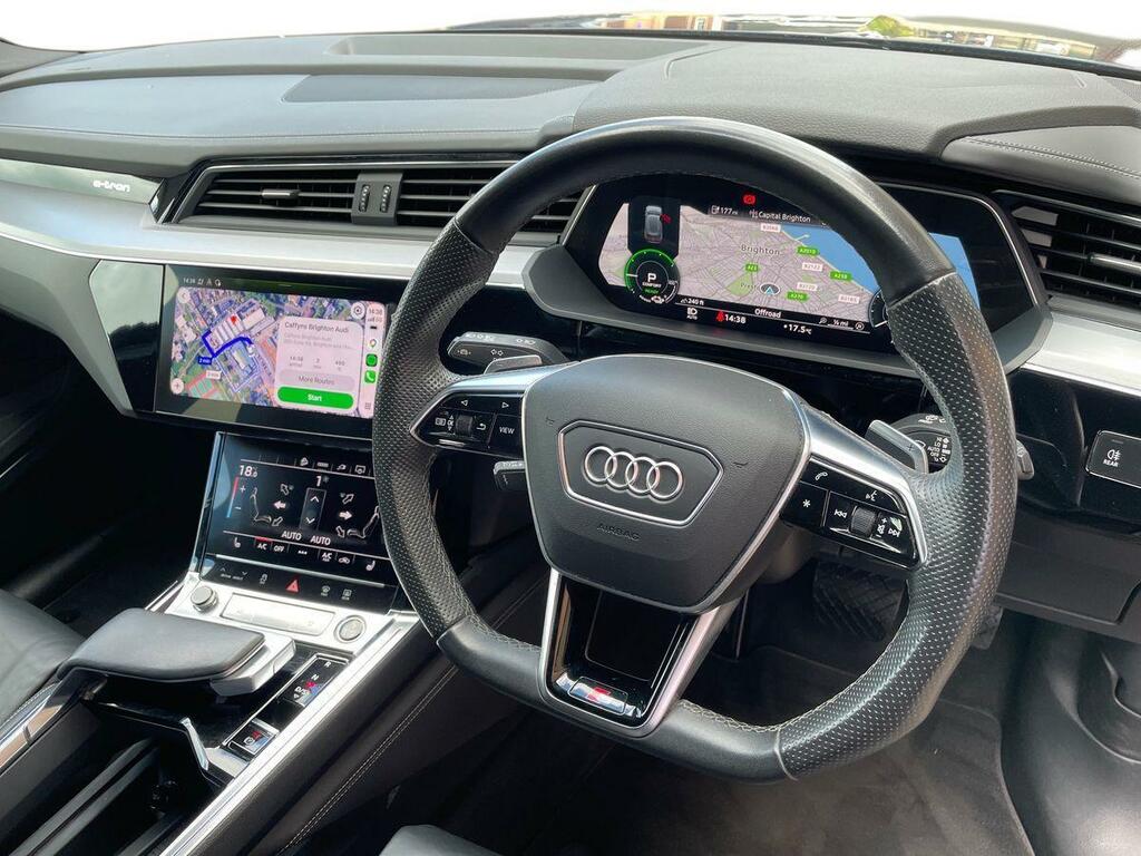 Audi E-tron Black Edition 55 Quattro 30000 Kw RJ72UKF Blue #6