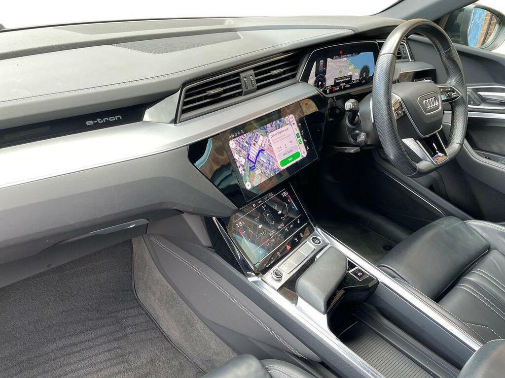 Audi E-tron Black Edition 55 Quattro 30000 Kw RJ72UKF Blue #2