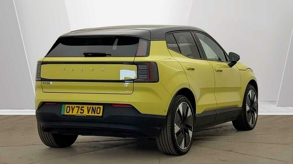 Volvo EX30 Ultra Twin Motor Performance Employees Car Sunro OY75VNO Yellow #3