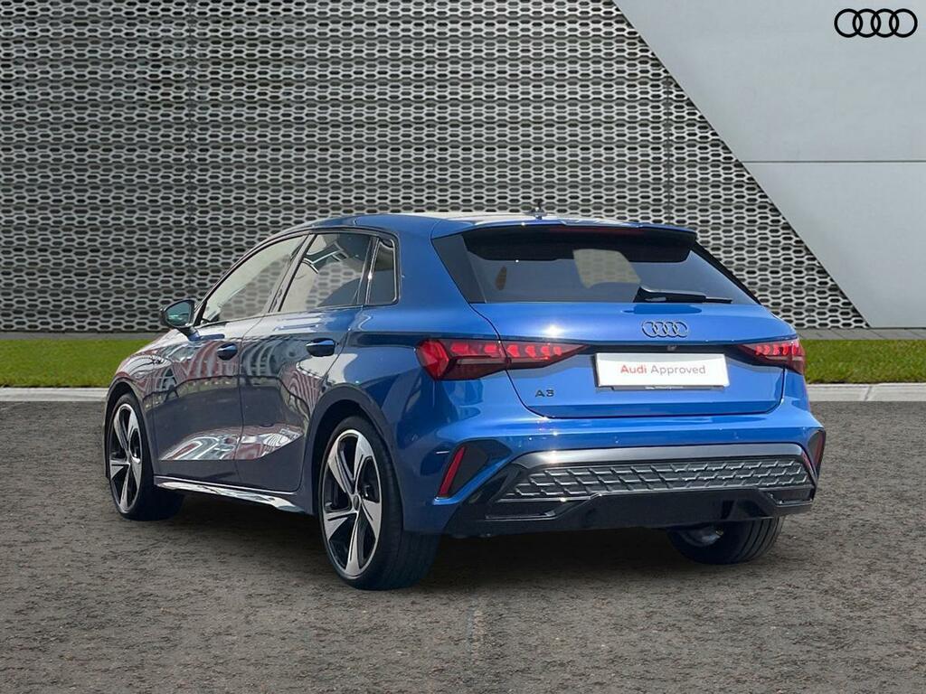 Audi A3 1.5 Tfsi Black Edition Sportback S Tronic Euro 6 Blue #2