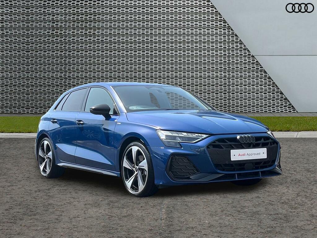 Audi A3 1.5 Tfsi Black Edition Sportback S Tronic Euro 6 Blue