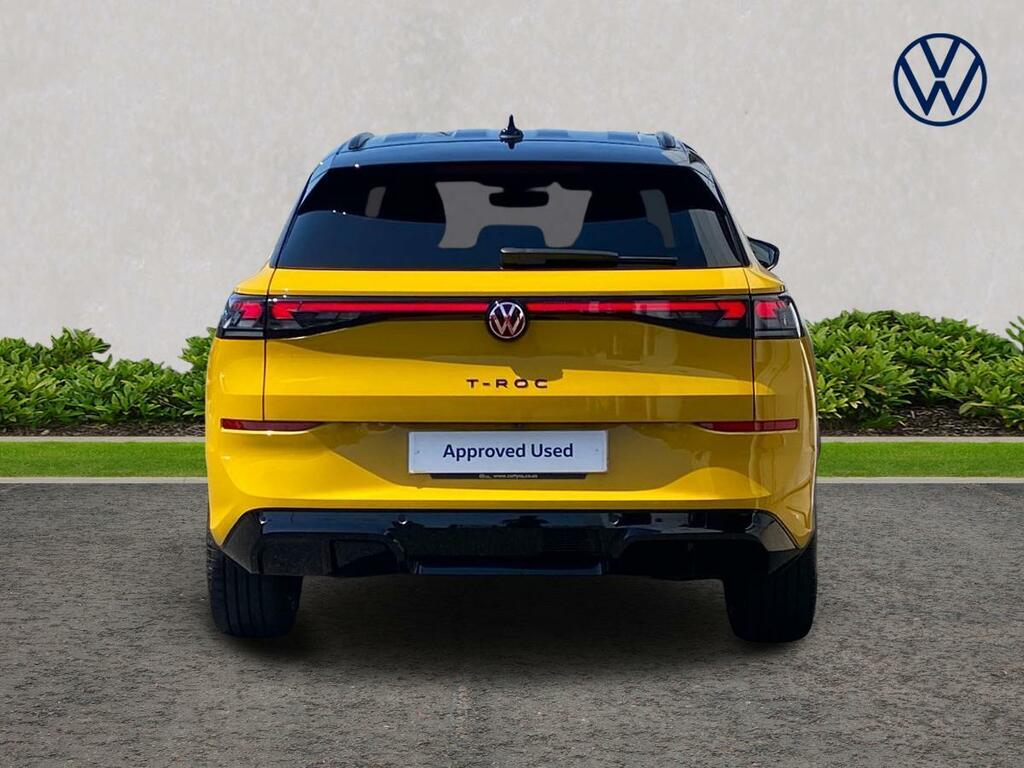Volkswagen T-Roc 1.5 Etsi 150 R-line Dsg Yellow #4