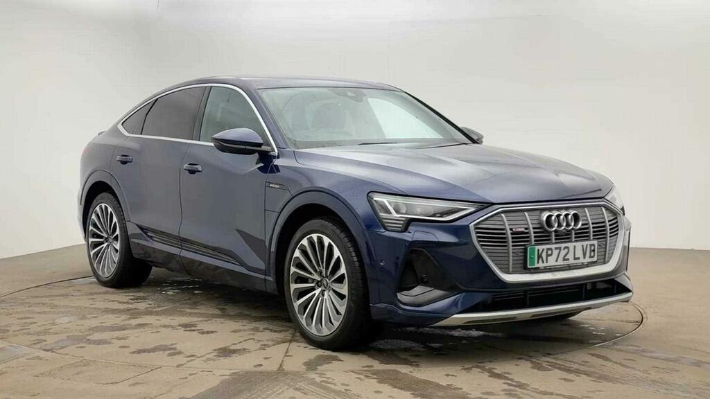 Audi E-tron 55 S Line Sportback Quattro 95Kwh 11Kw C Blue