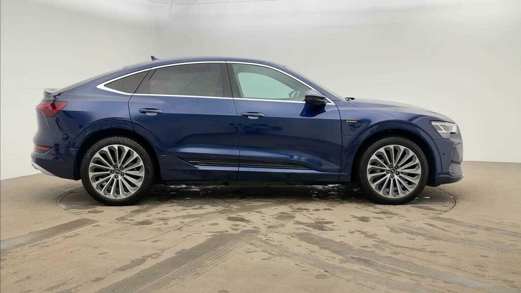 Audi E-tron 55 S Line Sportback Quattro 95Kwh 11Kw C KP72LVB Blue #3