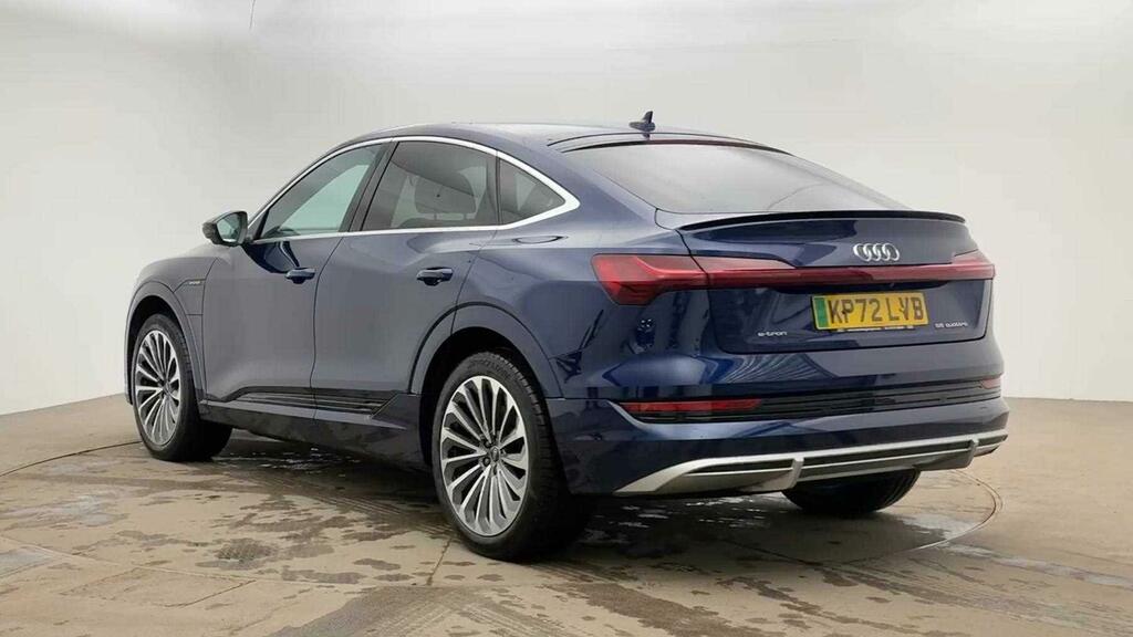 Audi E-tron 55 S Line Sportback Quattro 95Kwh 11Kw C KP72LVB Blue #2