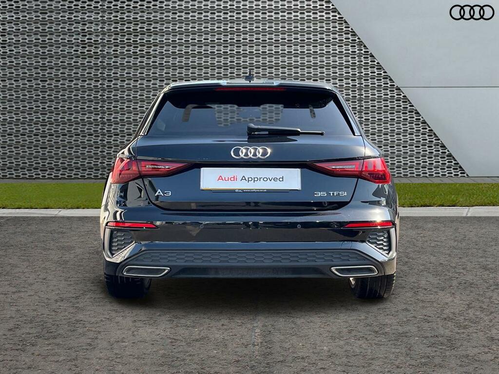 Audi A3 1.5 Tfsi 35 S Line Sportback S Tronic Euro 6 Ss  Black #4