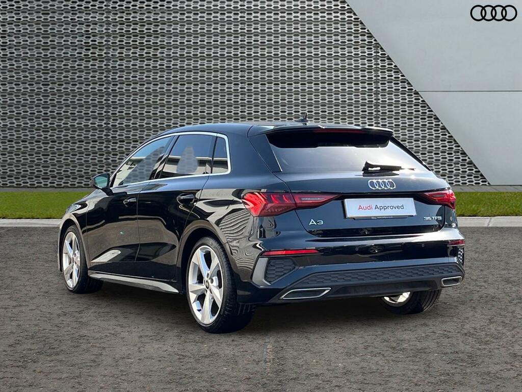 Audi A3 1.5 Tfsi 35 S Line Sportback S Tronic Euro 6 Ss  Black #2