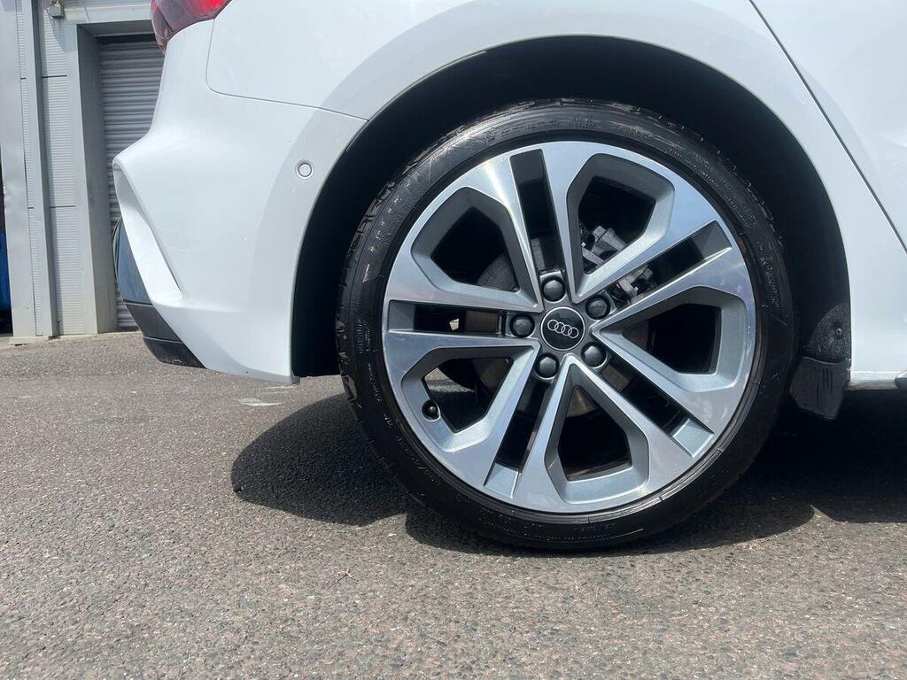 Audi A3 1.5 Tfsi 30 S Line Sportback S Tronic Euro 6 Ss White #6